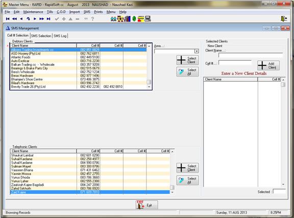 POSibility point of sale software feature screen